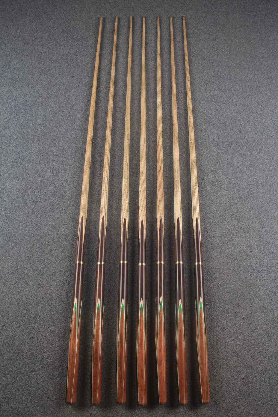 3/4 ash english pool cue #9822 - #9828 WOODS CUES