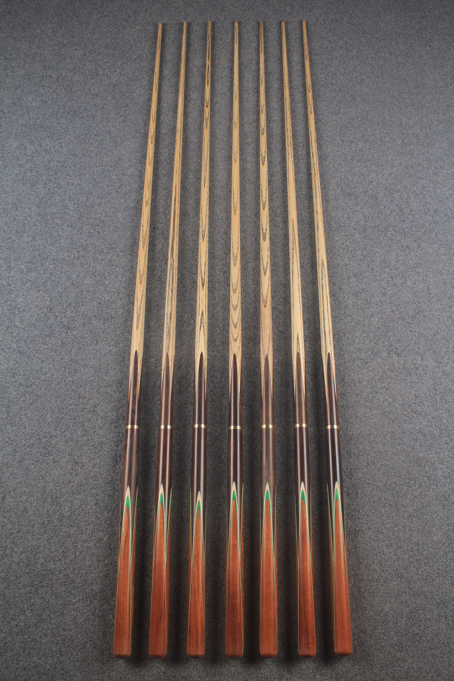 3/4 ash english pool cue #9822 - #9828 WOODS CUES