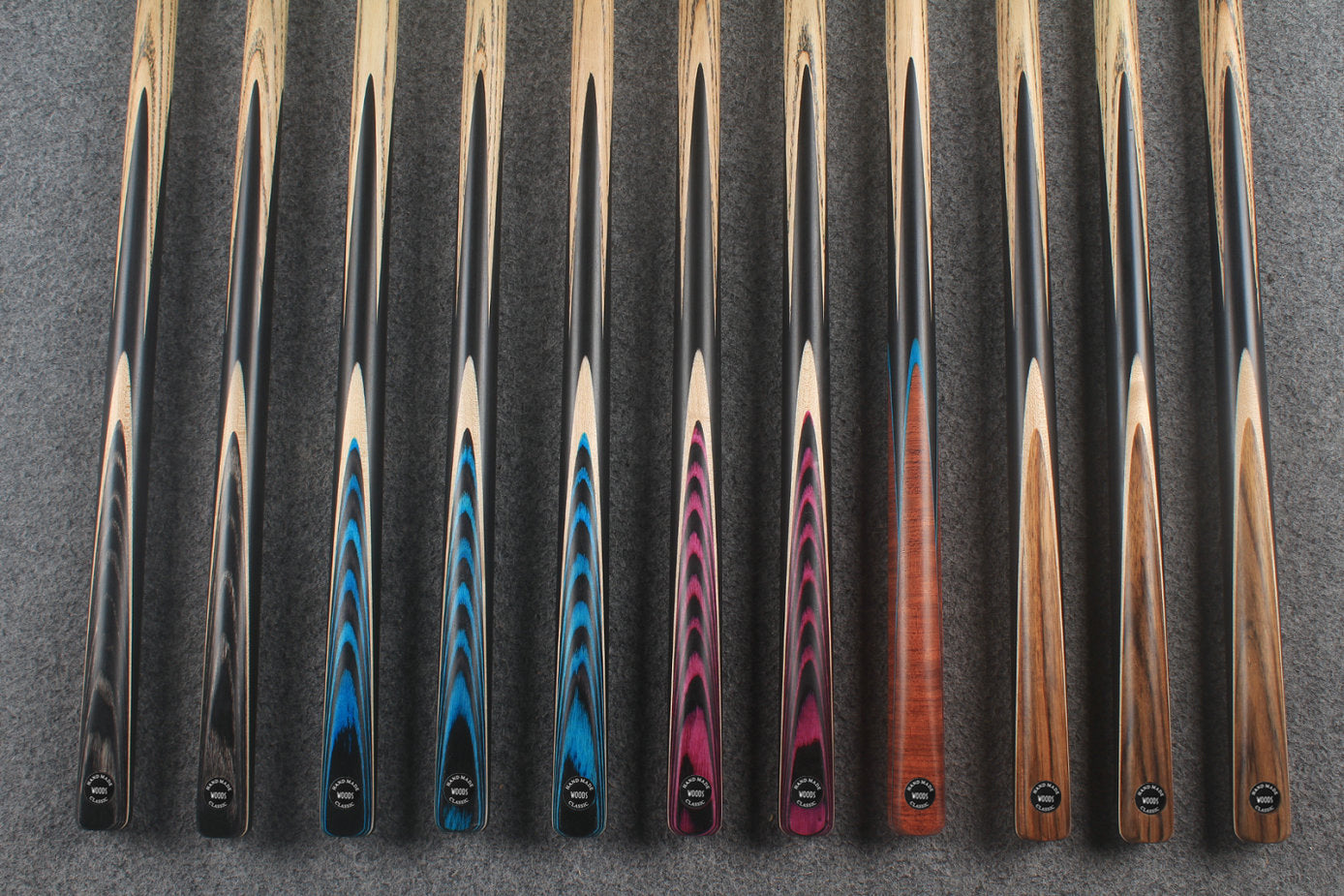 1 piece ash 51'' junior cue #9928 - #9938
