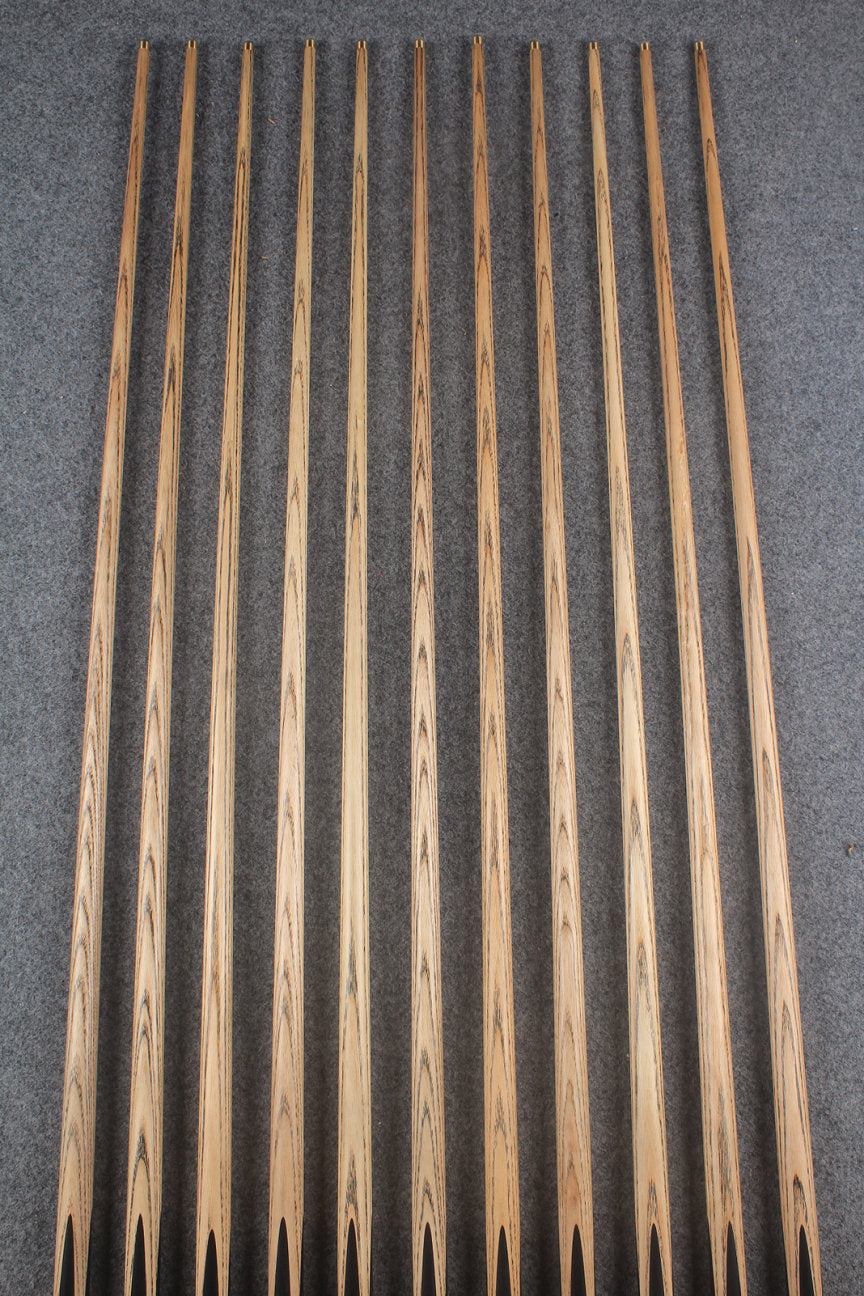 1 piece ash 53'' junior cue #9939 - #9949