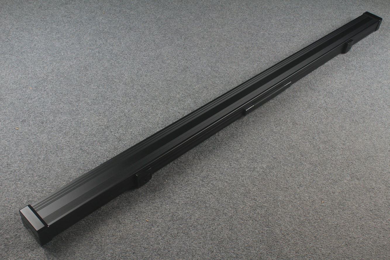 one piece strong aluminium lockable cue case – 2 Slots WOODS CUES