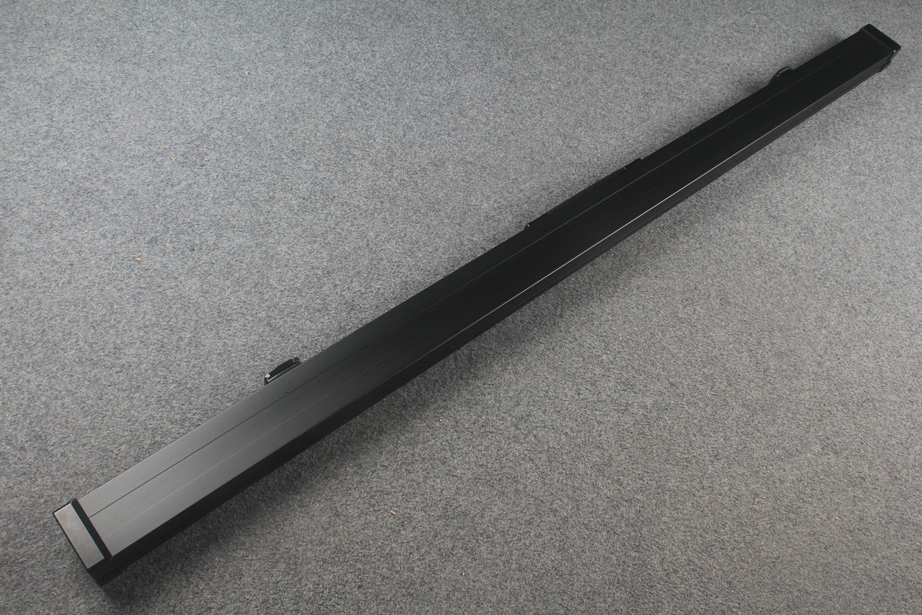 one piece strong aluminium lockable cue case – 2 Slots WOODS CUES