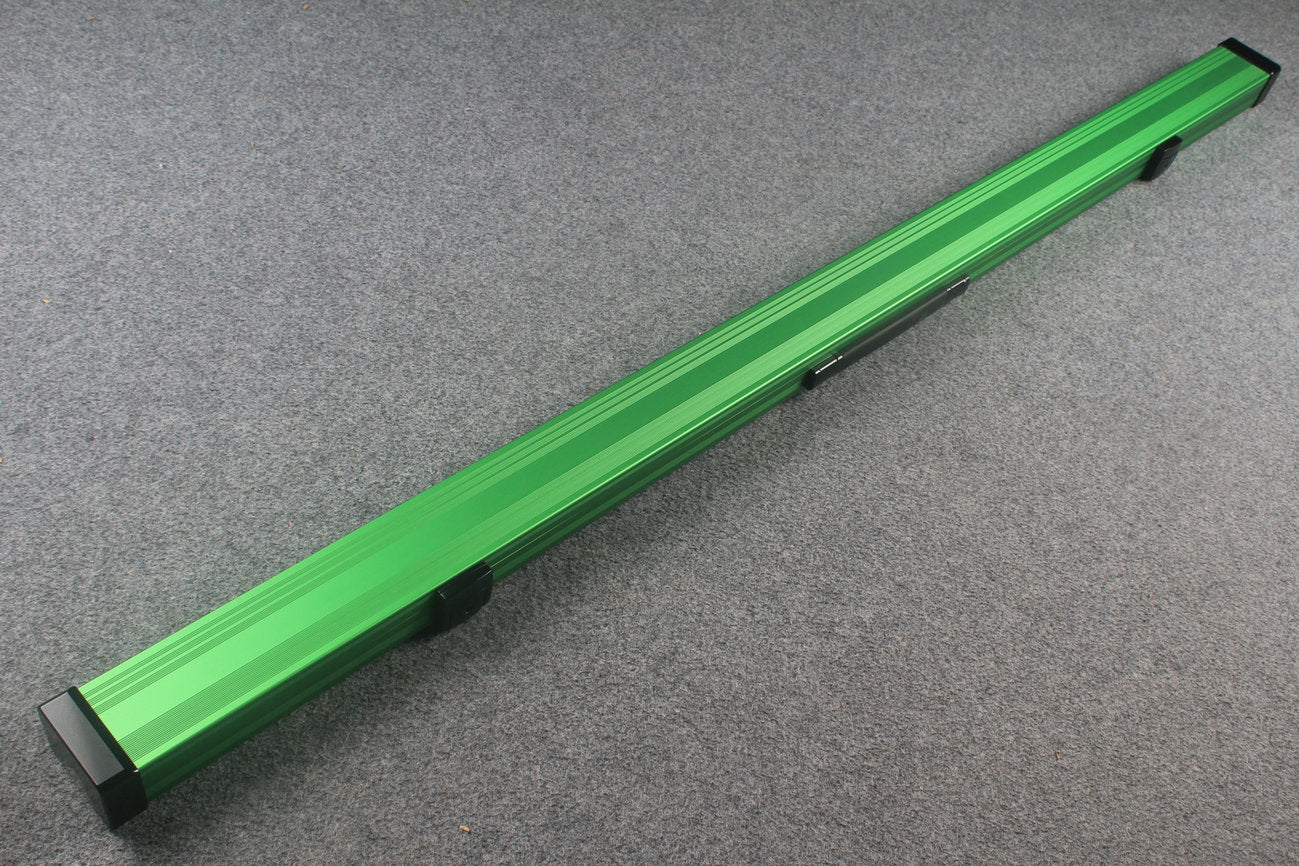 one piece strong aluminium lockable cue case – 2 Slots WOODS CUES