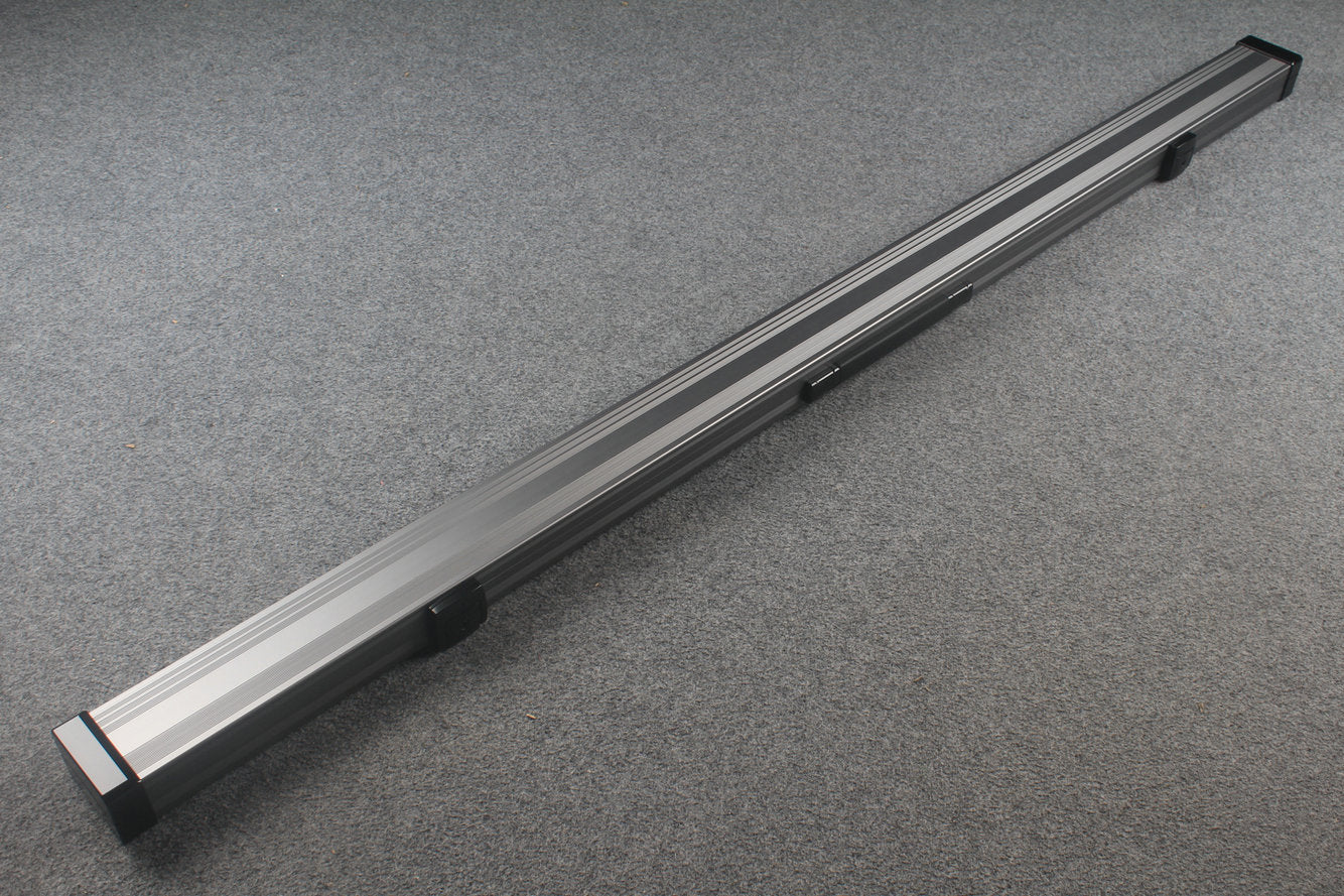 one piece strong aluminium lockable cue case – 2 Slots WOODS CUES