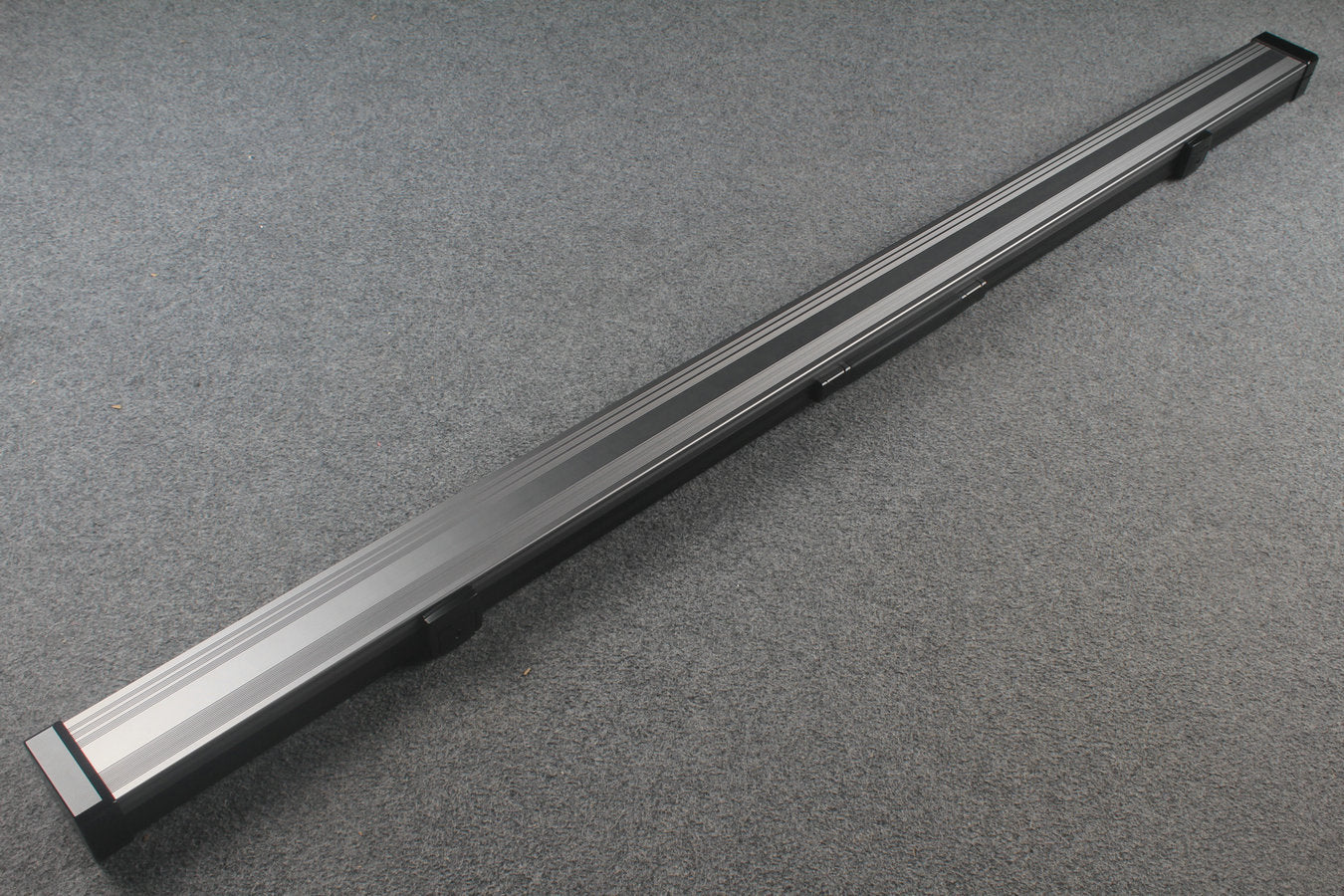 one piece strong aluminium lockable cue case – 2 Slots WOODS CUES