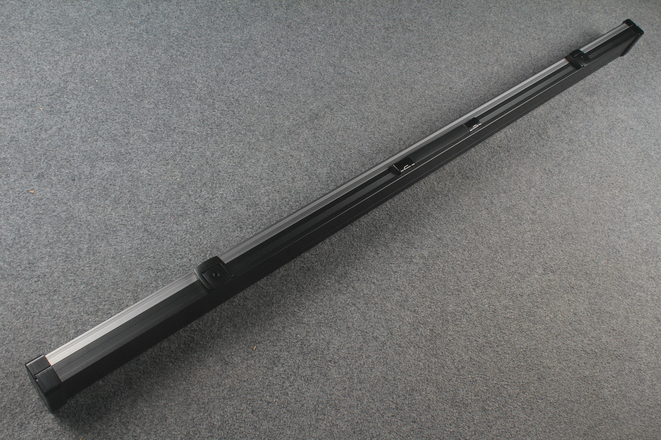 one piece strong aluminium lockable cue case – 2 Slots WOODS CUES