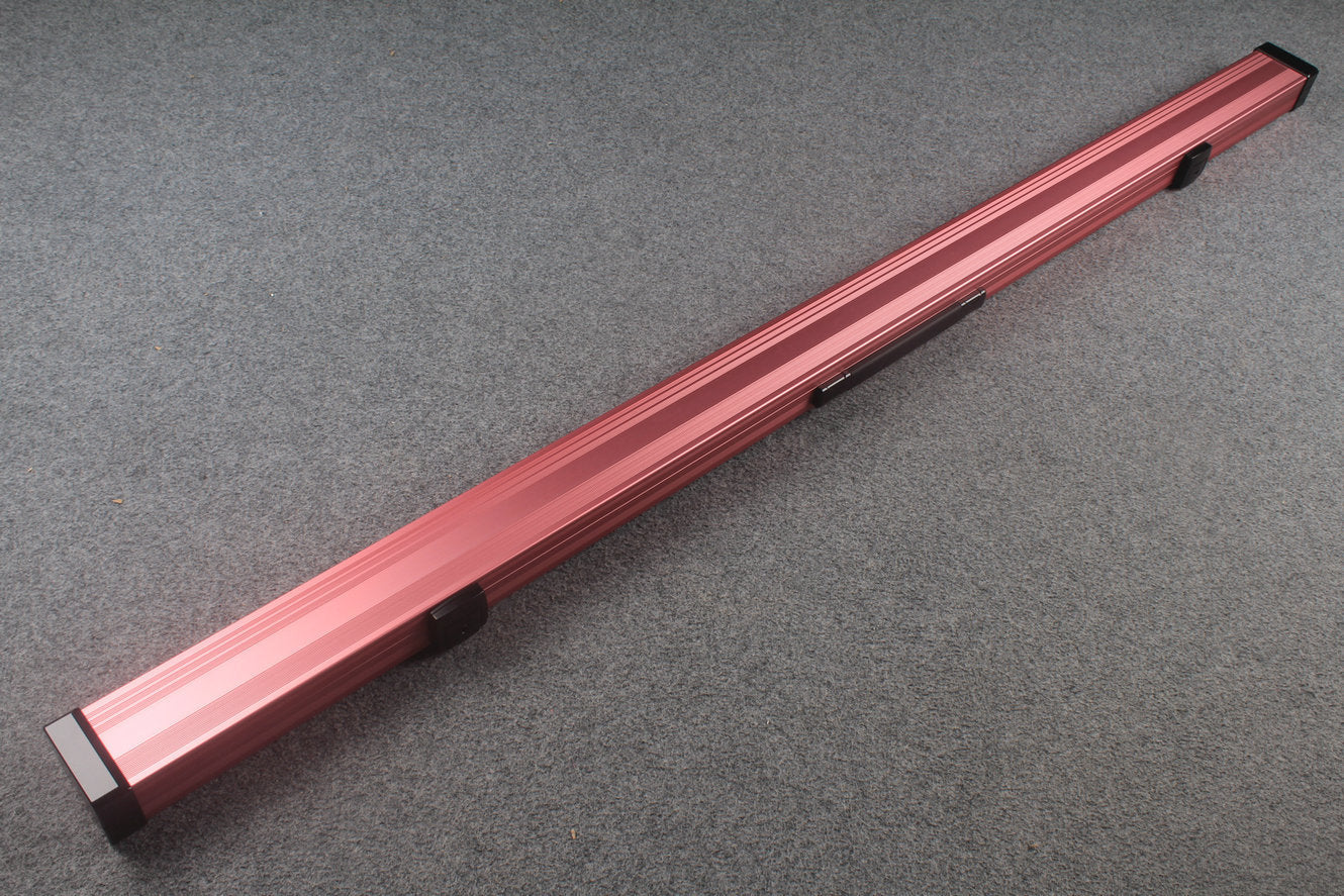 one piece strong aluminium lockable cue case – 2 Slots WOODS CUES