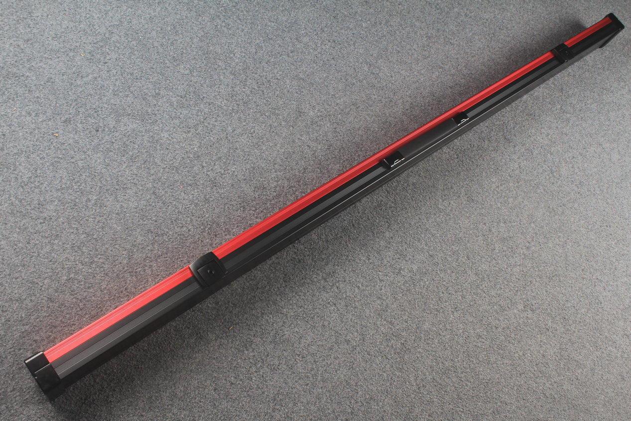one piece strong aluminium lockable cue case – 2 Slots WOODS CUES