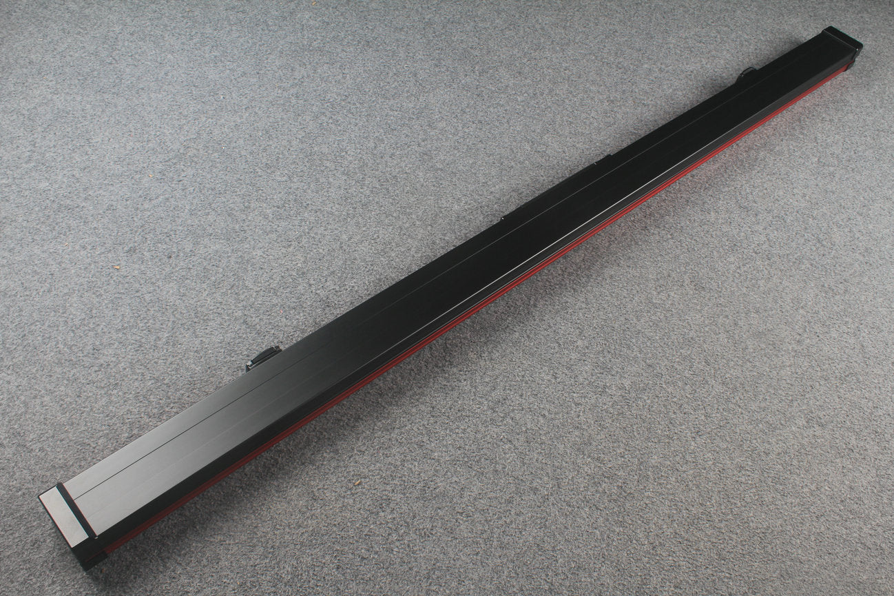 one piece strong aluminium lockable cue case – 2 Slots WOODS CUES