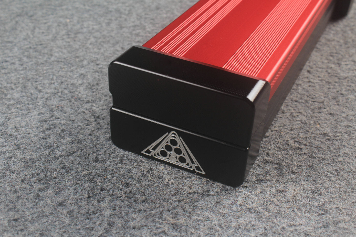 one piece strong aluminium lockable cue case – 2 Slots WOODS CUES