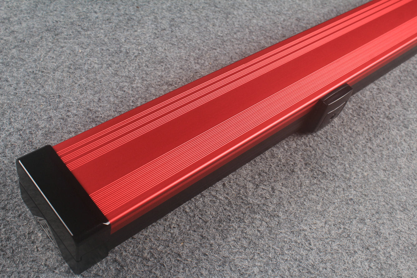 one piece strong aluminium lockable cue case – 2 Slots