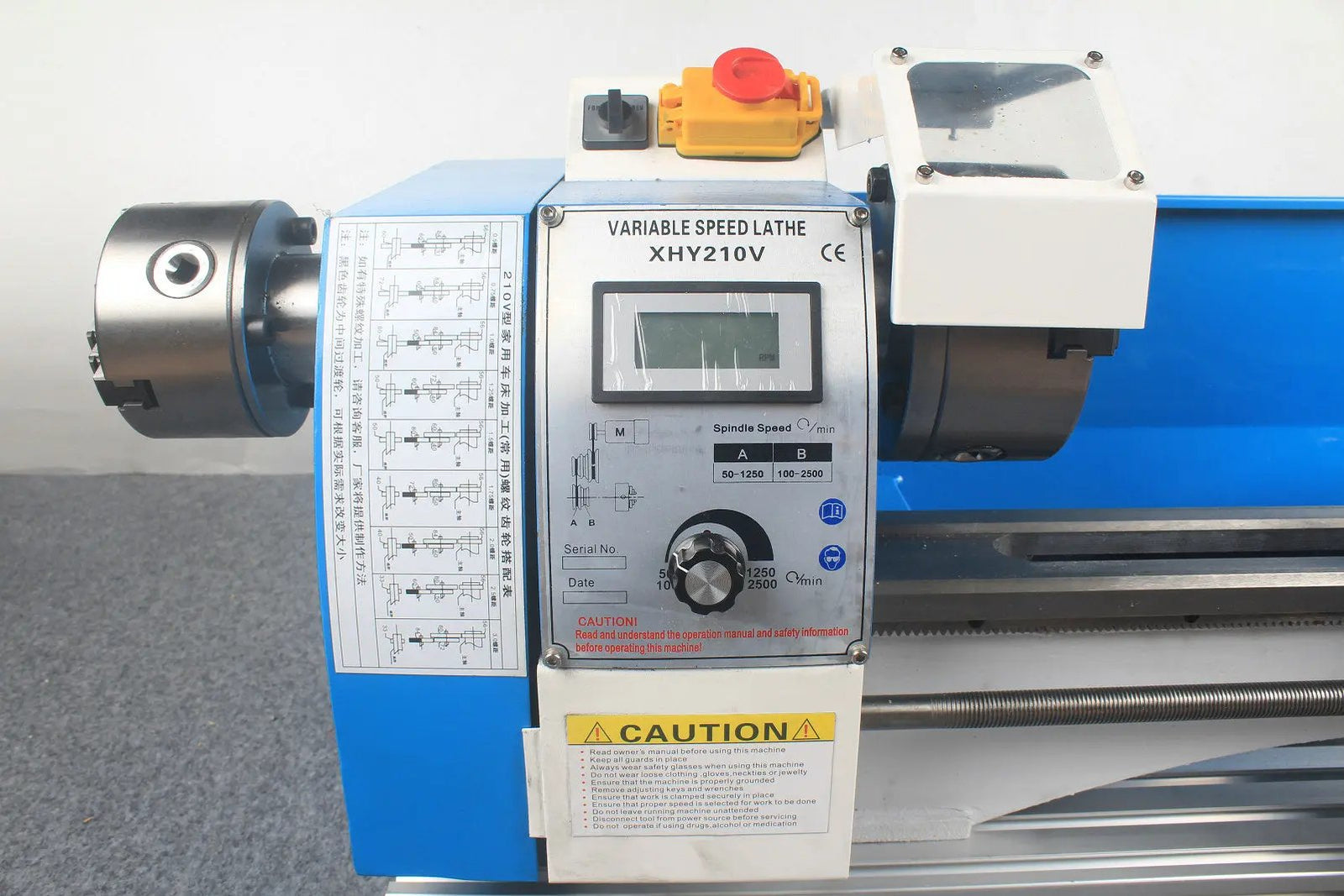 Professional snooker and pool cue tip repair & maintenance lathe double chuck #210-750 WOODS CUES