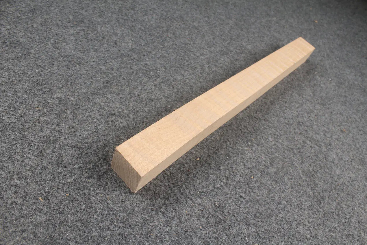 curly maple block pool cues butt turning blanks WOODS CUES