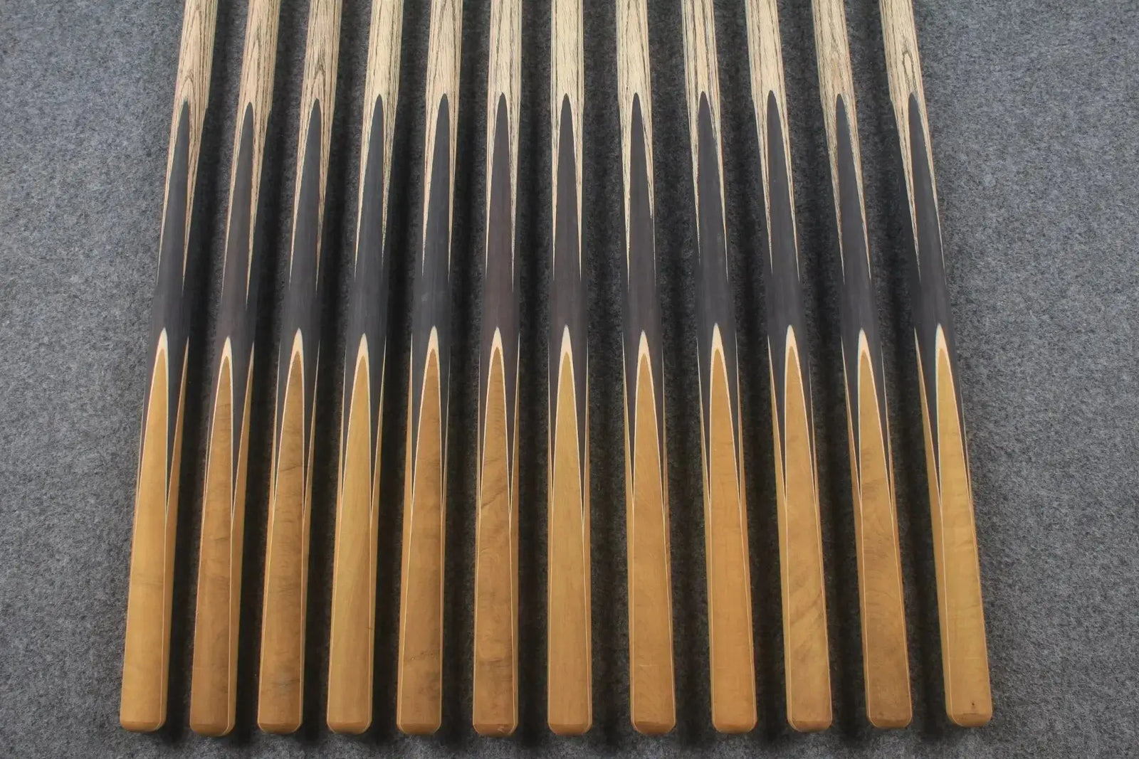 custom-made: woods 1 piece handmade ASH snooker / pool cue #13-#24 - made to order WOODS CUES