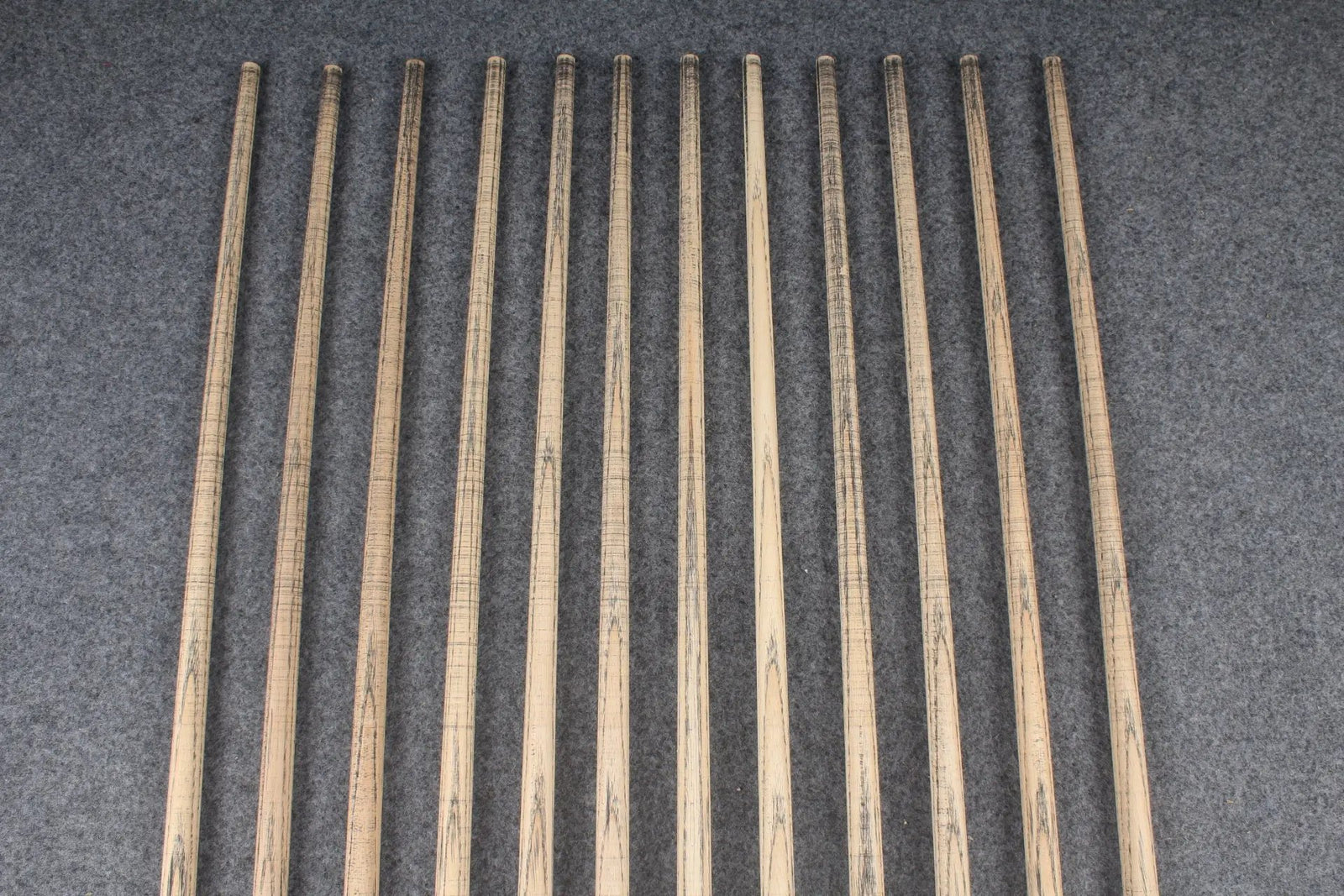 custom-made:  woods 1 piece handmade ASH snooker / pool cue #13-#24 - made to order WOODS CUES