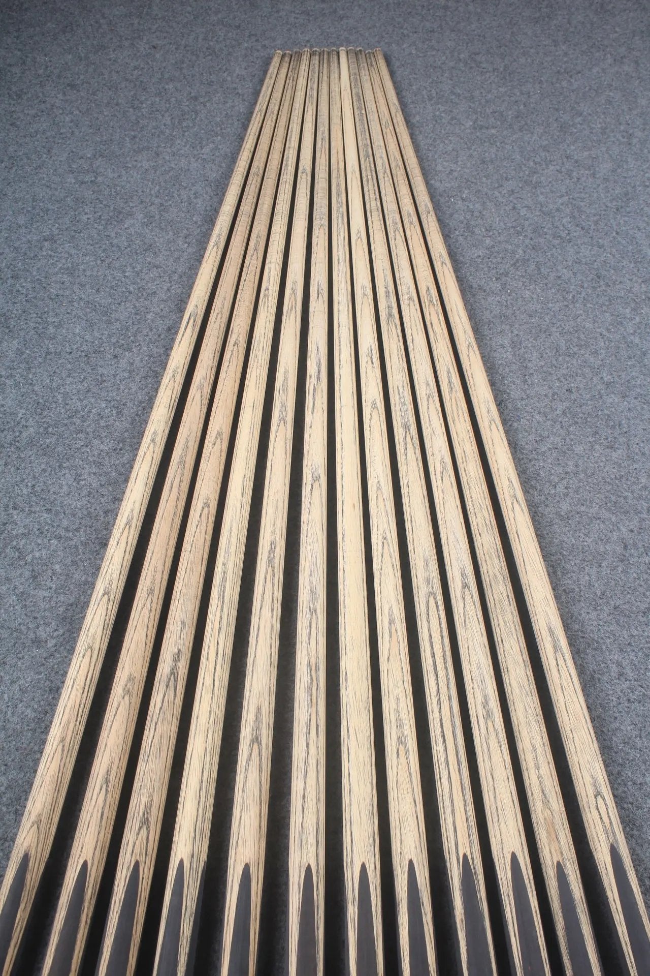 custom-made: woods 1 piece handmade ASH snooker / pool cue #13-#24 - made to order WOODS CUES