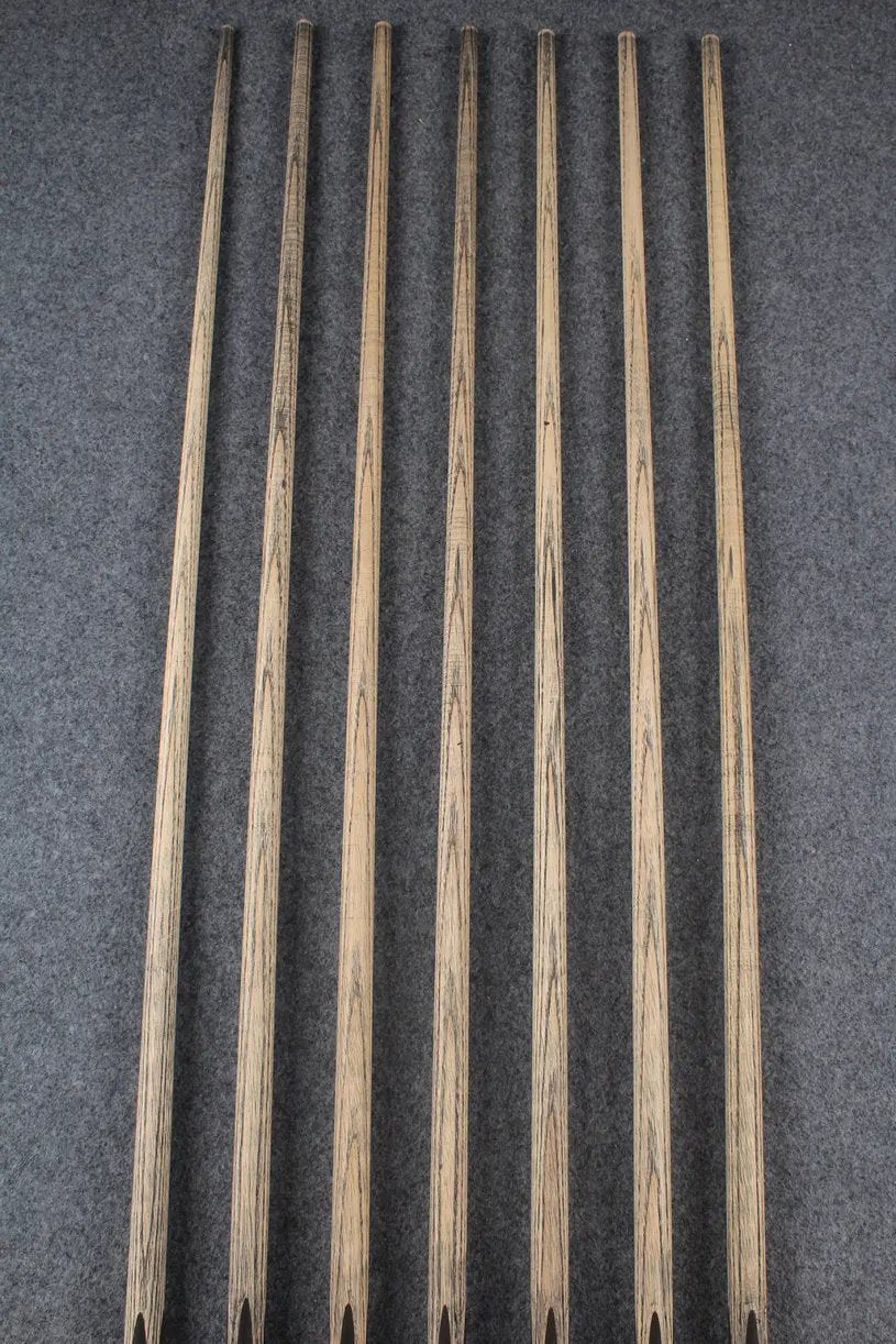 custom-made: woods 1 piece handmade ASH snooker / pool cue #39-#45 - made to order WOODS CUES