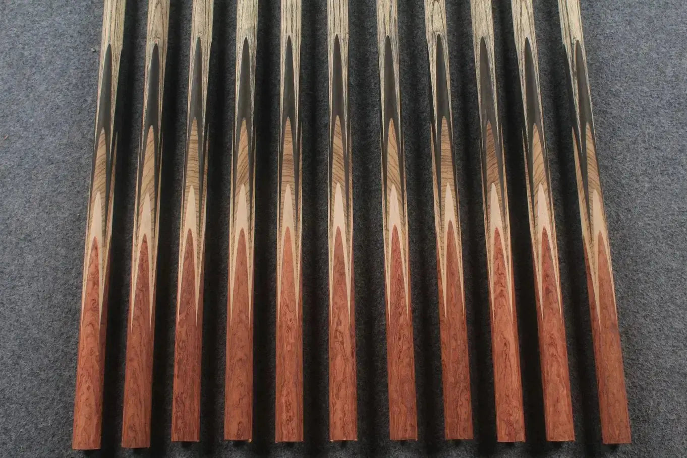 custom-made: woods 1 piece handmade ASH snooker / pool cue #46-#56 - made to order WOODS CUES