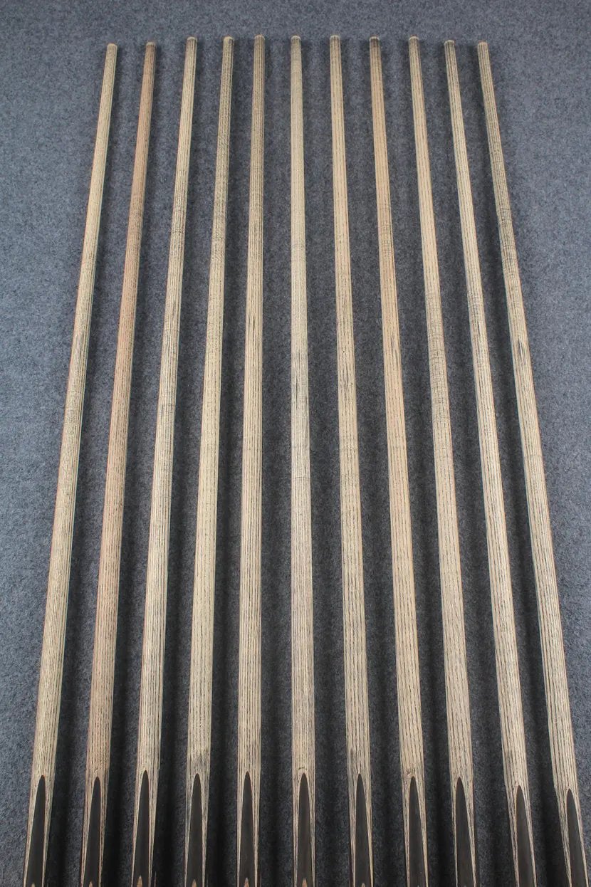 custom-made: woods 1 piece handmade ASH snooker / pool cue #46-#56 - made to order WOODS CUES