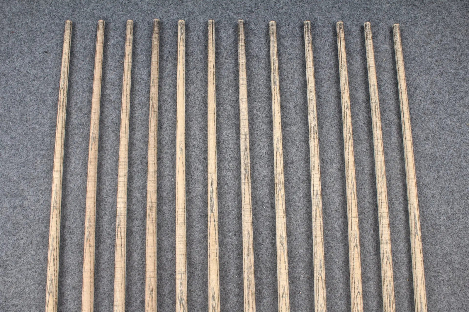 custom-made:  woods 1 piece handmade ASH snooker / pool cue #1-#12 - made to order WOODS CUES