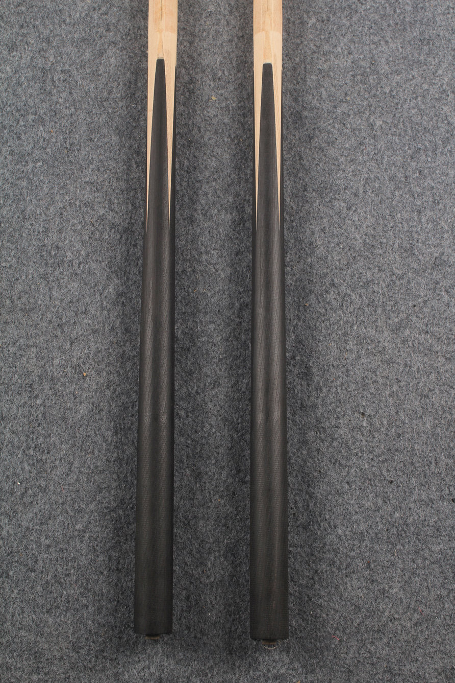 custom-made: ★★★ woods 1 piece handmade maple snooker / pool cue #49-50 - made to order