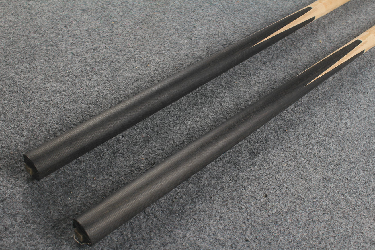 custom-made: ★★★ woods 1 piece handmade maple snooker / pool cue #49-50 - made to order