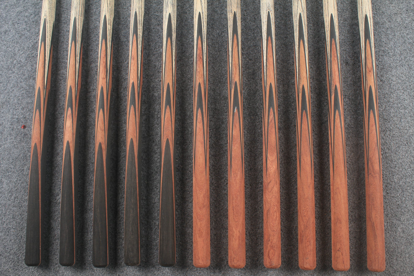 custom-made: woods 1 piece handmade ASH snooker / pool cue #138-#148 - made to order WOODS CUES