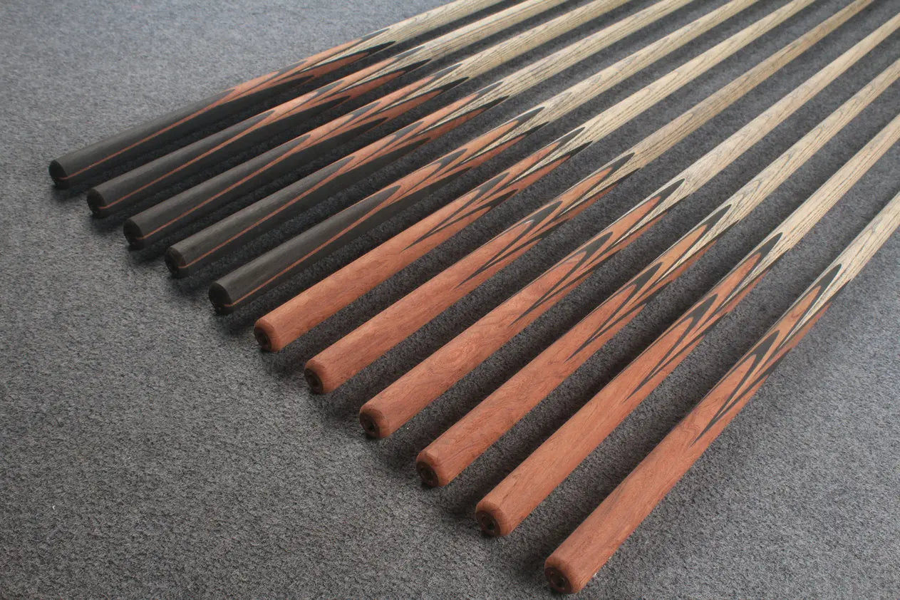 custom-made: woods 1 piece handmade ASH snooker / pool cue #138-#148 - made to order WOODS CUES