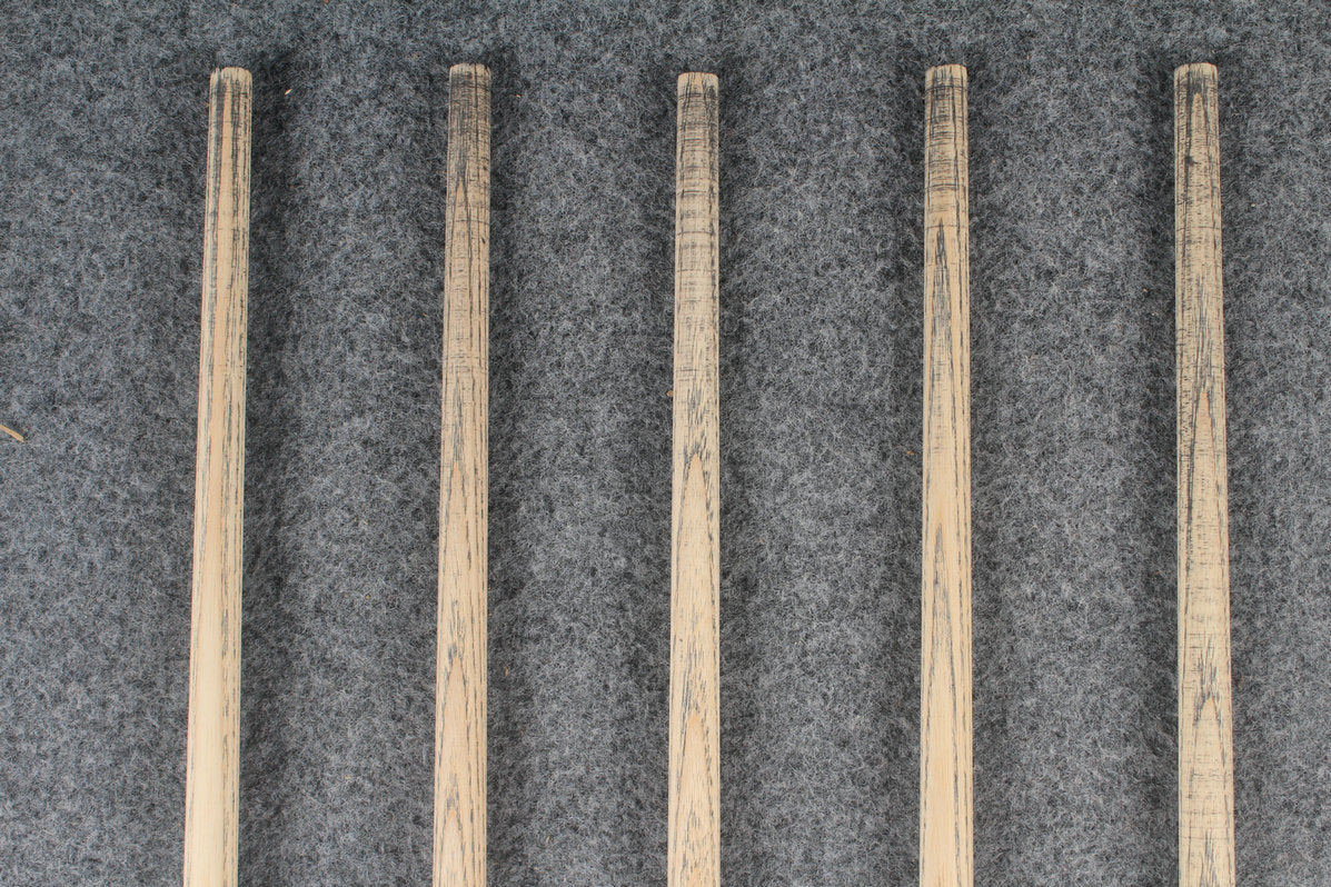 custom-made: woods 1 piece handmade ASH snooker / pool cue #149-#153 - made to order WOODS CUES