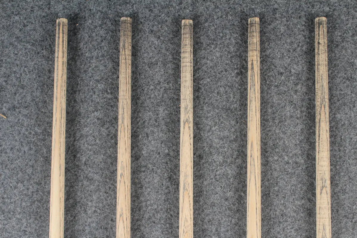 custom-made: woods 1 piece handmade ASH snooker / pool cue #149-#153 - made to order WOODS CUES