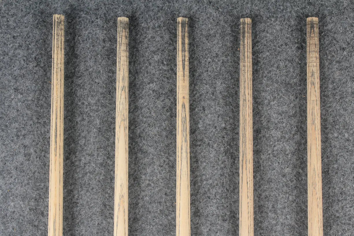 custom-made: woods 1 piece handmade ASH snooker / pool cue #154-#158 - made to order WOODS CUES