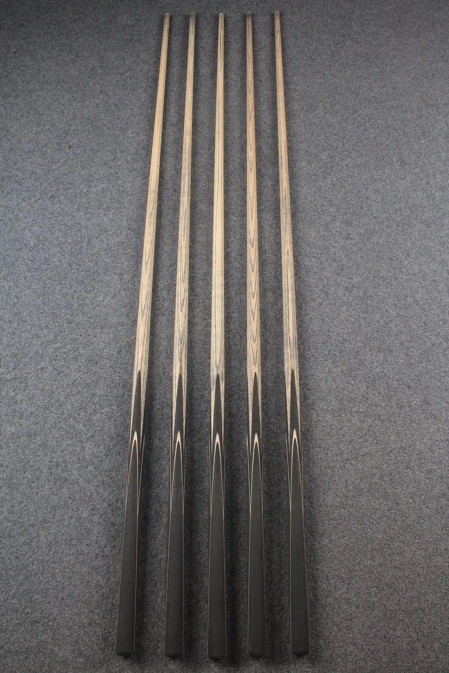 custom-made: woods 1 piece handmade ASH snooker / pool cue #154-#158 - made to order WOODS CUES