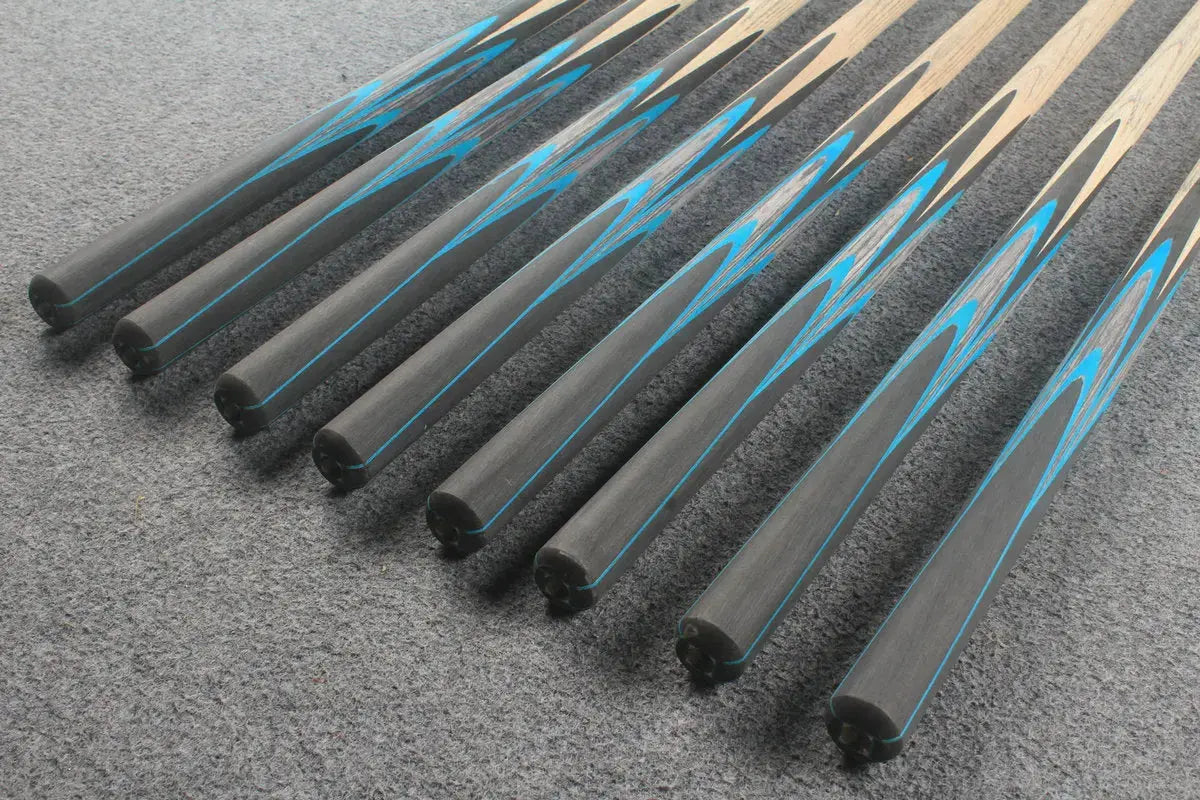 custom-made: woods 1 piece handmade ASH snooker / pool cue #186-#193 - made to order WOODS CUES