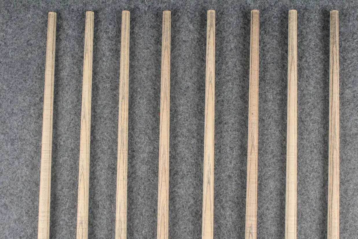 custom-made: woods 1 piece handmade ASH snooker / pool cue #186-#193 - made to order WOODS CUES