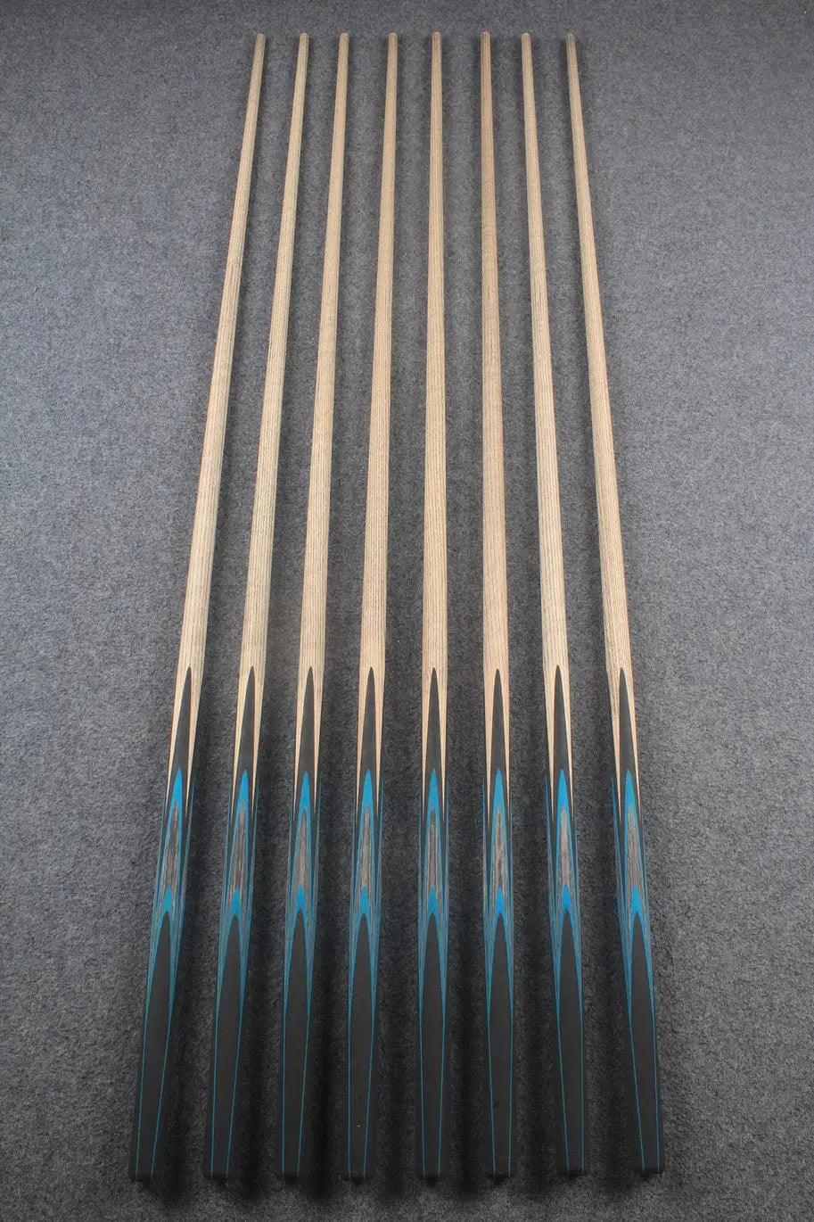custom-made: woods 1 piece handmade ASH snooker / pool cue #186-#193 - made to order WOODS CUES