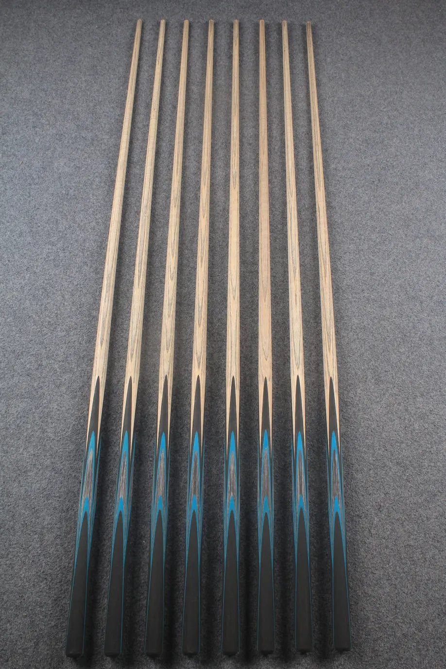 custom-made: woods 1 piece handmade ASH snooker / pool cue #186-#193 - made to order WOODS CUES