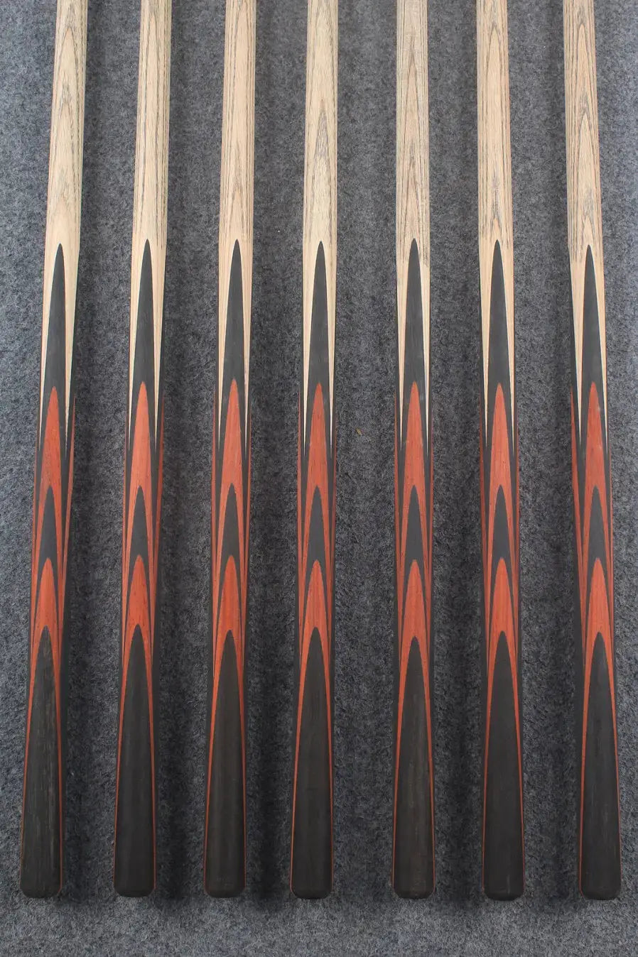 custom-made: woods 1 piece handmade ASH snooker / pool cue #213-#219 - made to order WOODS CUES