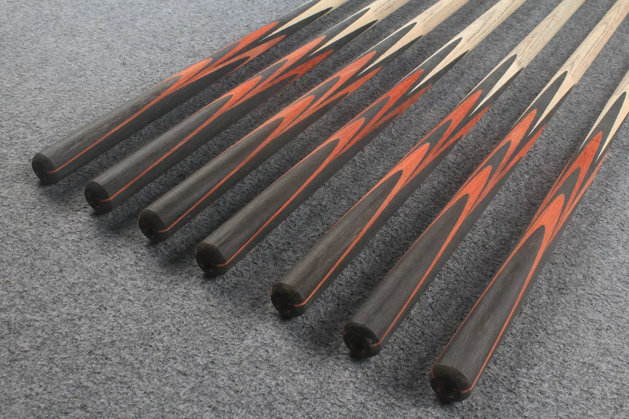 custom-made: woods 1 piece handmade ASH snooker / pool cue #213-#219 - made to order WOODS CUES
