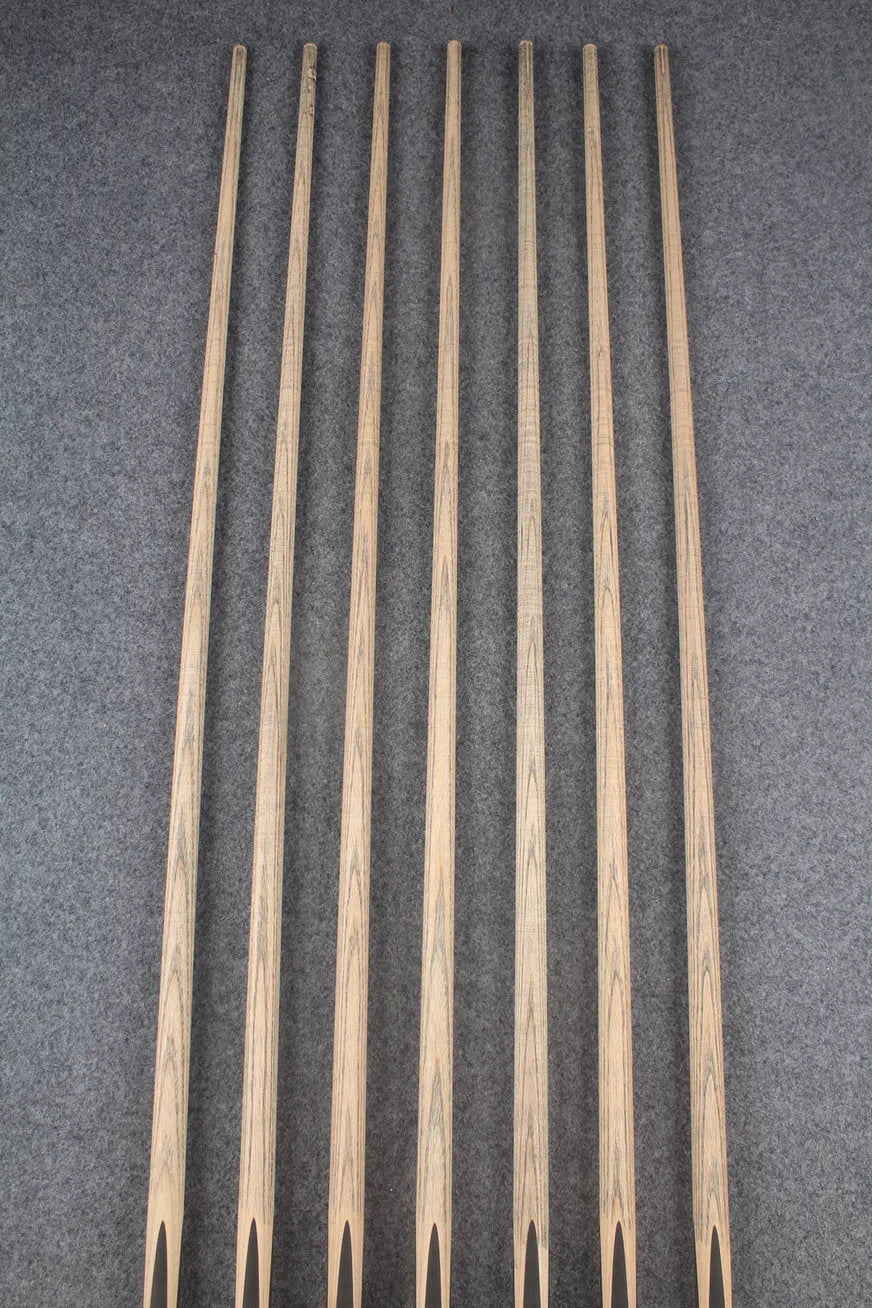 custom-made: woods 1 piece handmade ASH snooker / pool cue #213-#219 - made to order