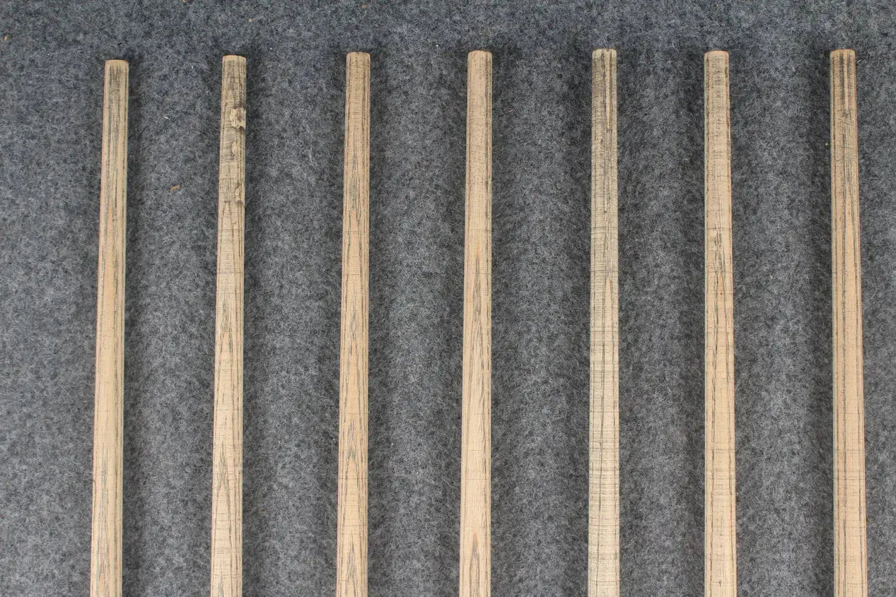 custom-made: woods 1 piece handmade ASH snooker / pool cue #213-#219 - made to order WOODS CUES