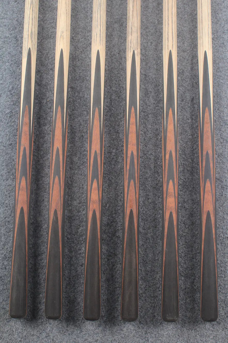 custom-made: woods 1 piece handmade ASH snooker / pool cue #220-#225 - made to order WOODS CUES