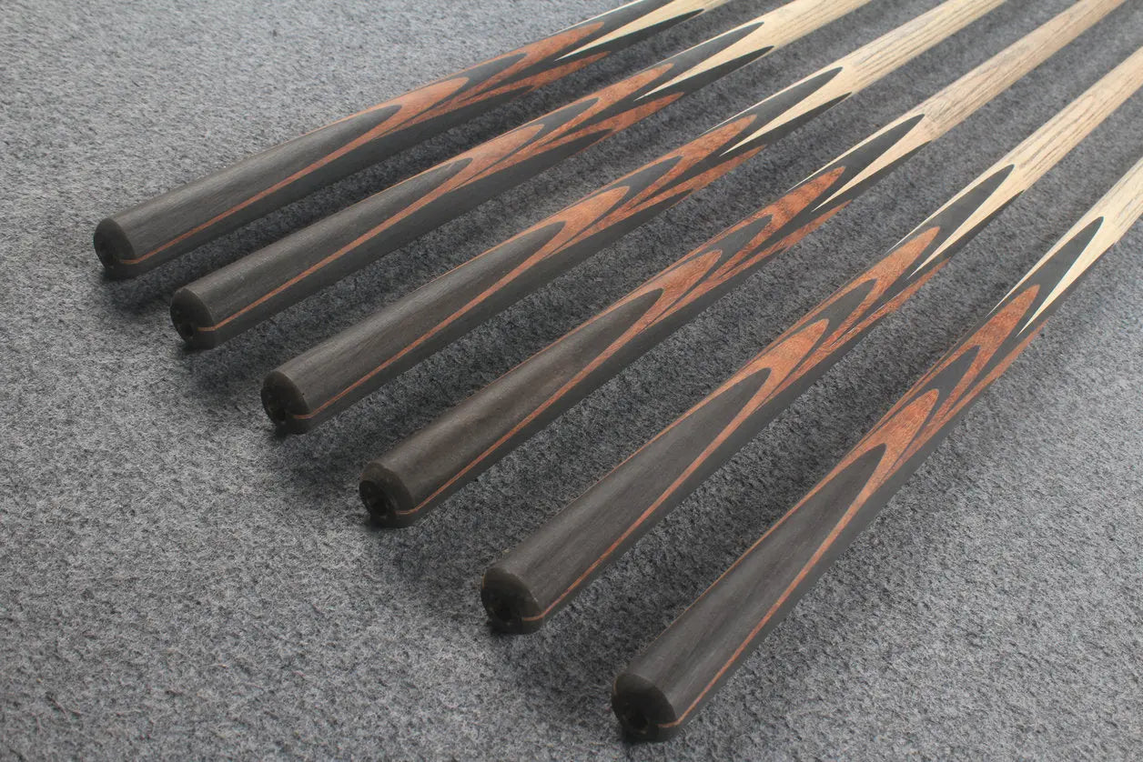 custom-made: woods 1 piece handmade ASH snooker / pool cue #220-#225 - made to order WOODS CUES