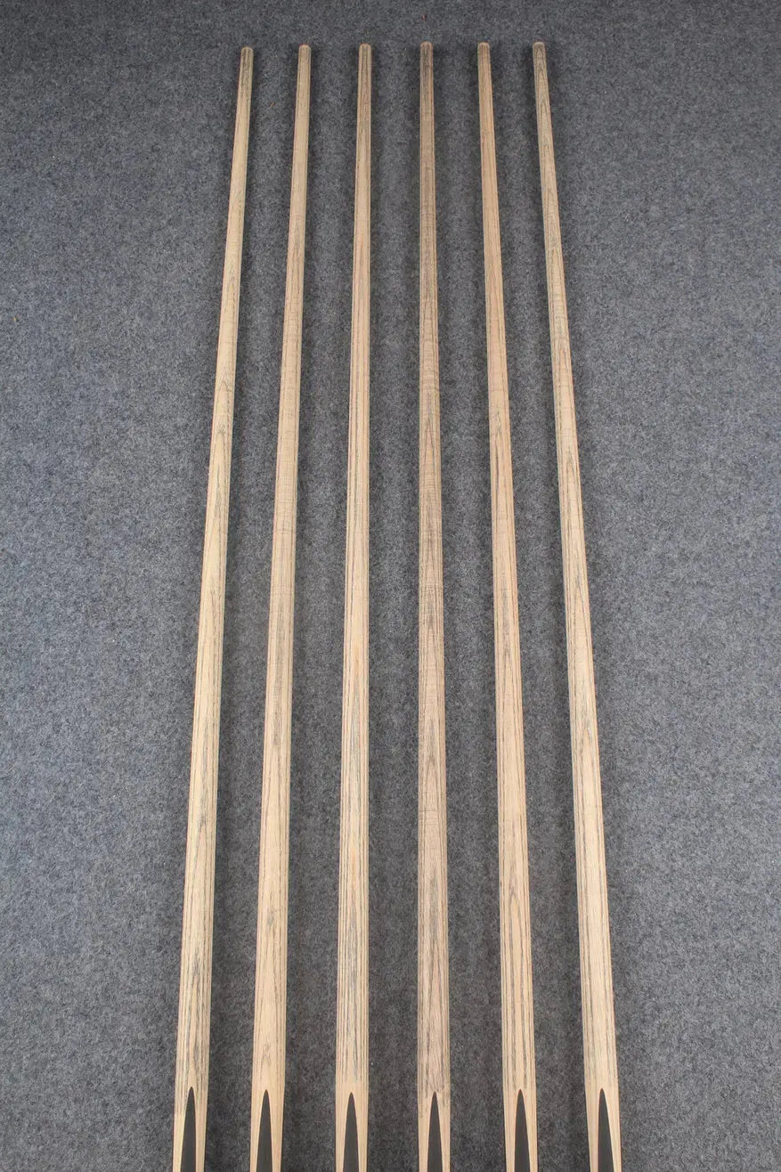 custom-made: woods 1 piece handmade ASH snooker / pool cue #220-#225 - made to order WOODS CUES