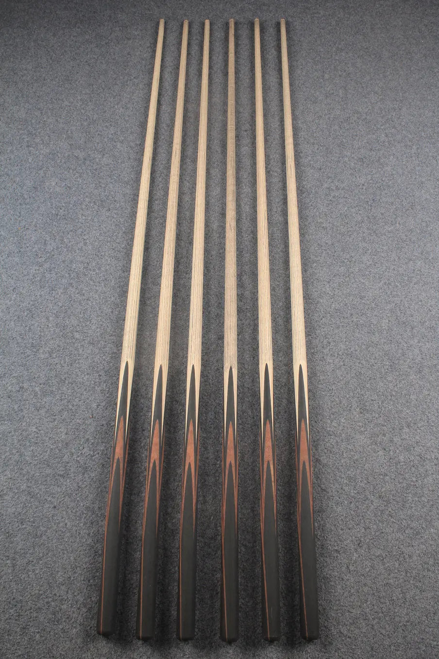 custom-made: woods 1 piece handmade ASH snooker / pool cue #220-#225 - made to order WOODS CUES