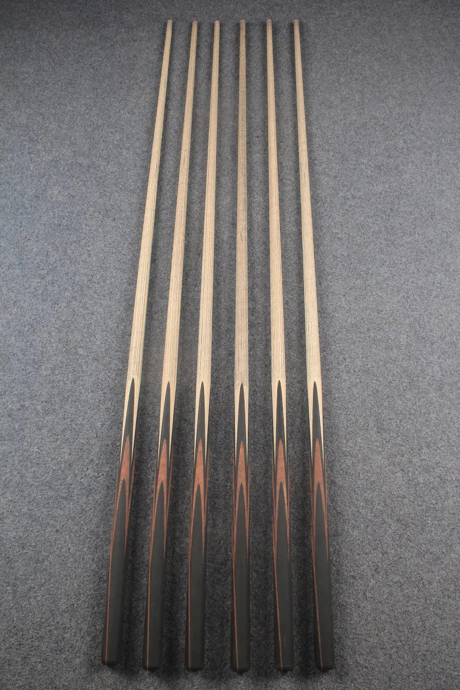 custom-made: woods 1 piece handmade ASH snooker / pool cue #220-#225 - made to order WOODS CUES