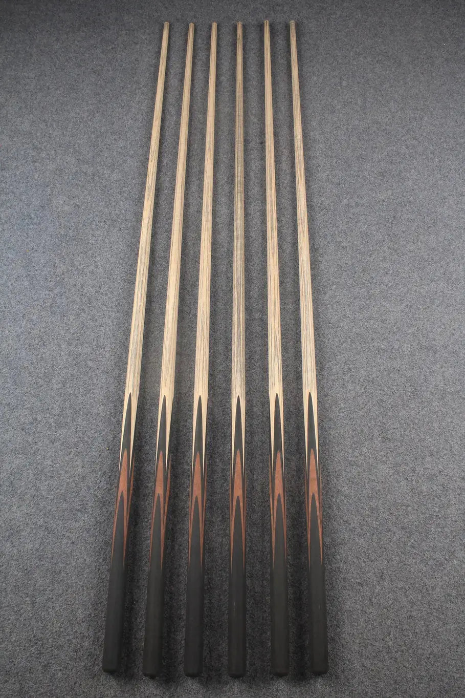 custom-made: woods 1 piece handmade ASH snooker / pool cue #220-#225 - made to order WOODS CUES