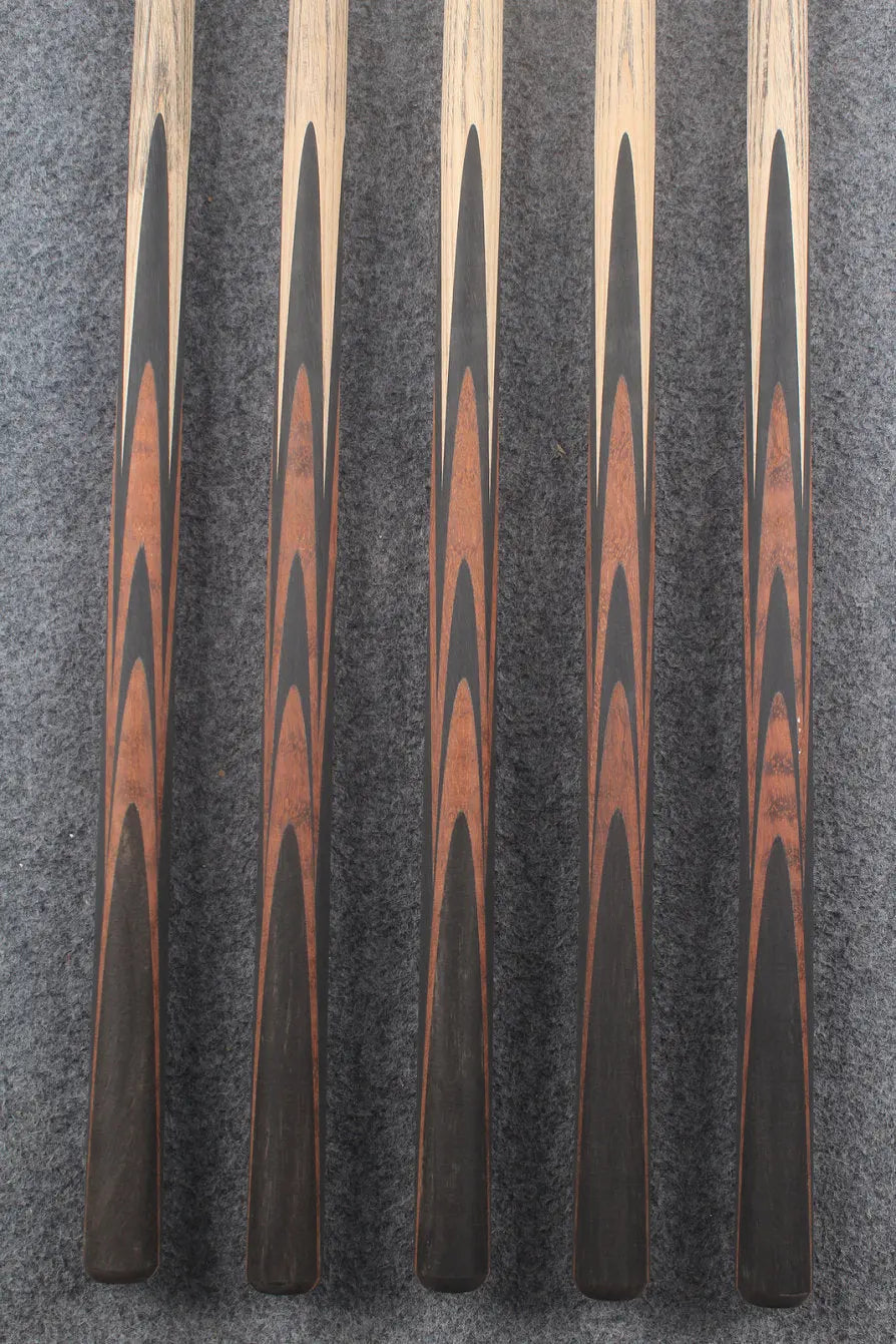 custom-made: woods 1 piece handmade ASH snooker / pool cue #226-#230 - made to order WOODS CUES