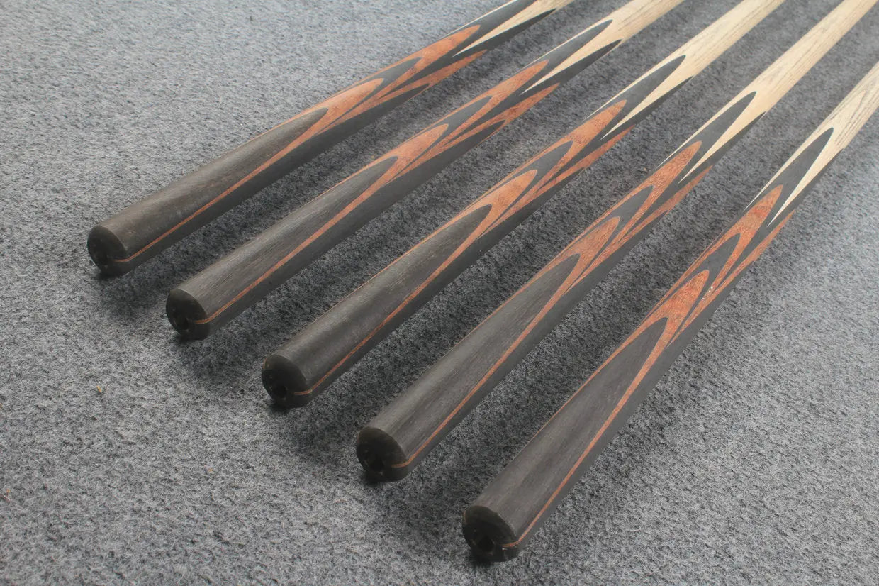 custom-made: woods 1 piece handmade ASH snooker / pool cue #226-#230 - made to order WOODS CUES