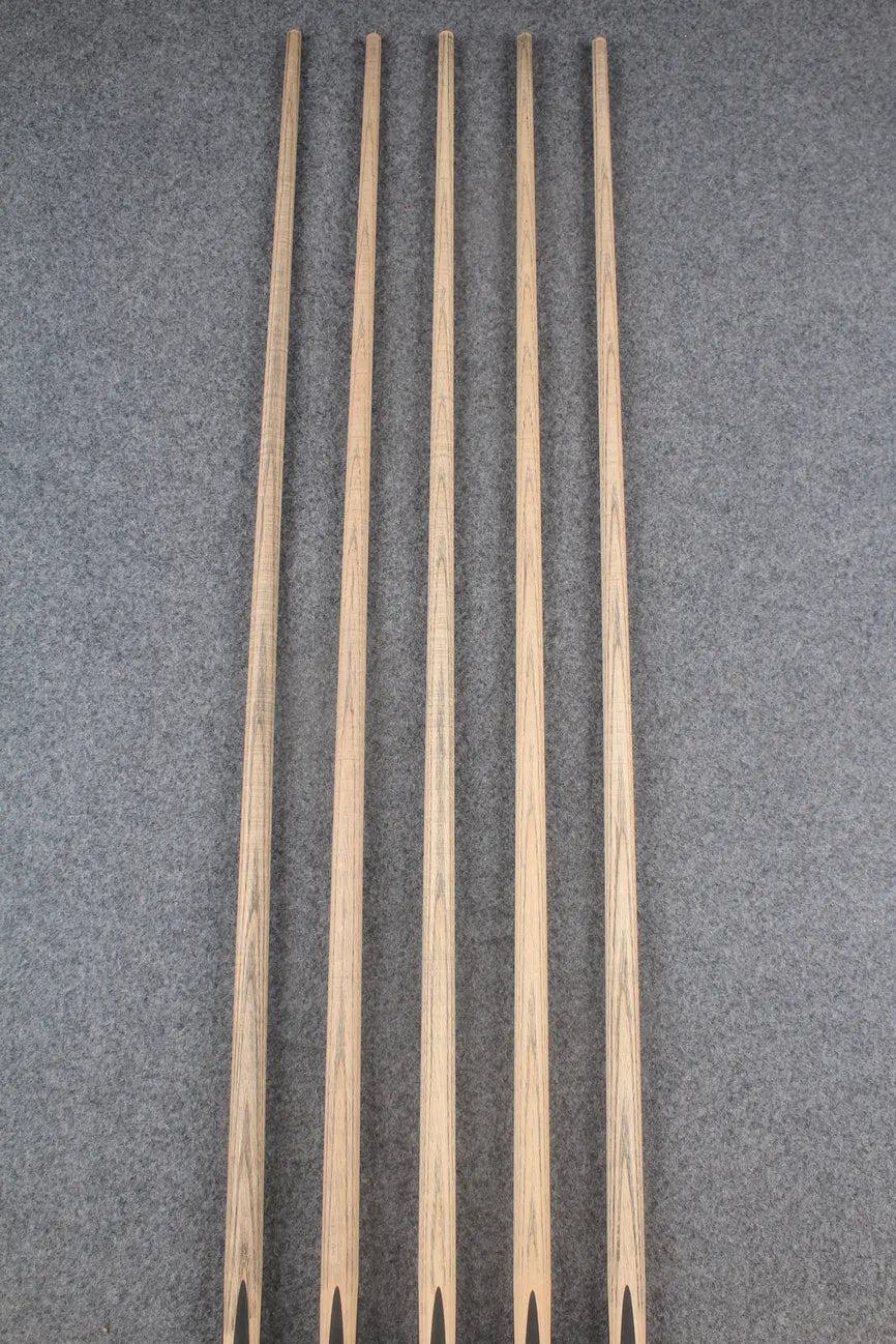 custom-made: woods 1 piece handmade ASH snooker / pool cue #226-#230 - made to order WOODS CUES