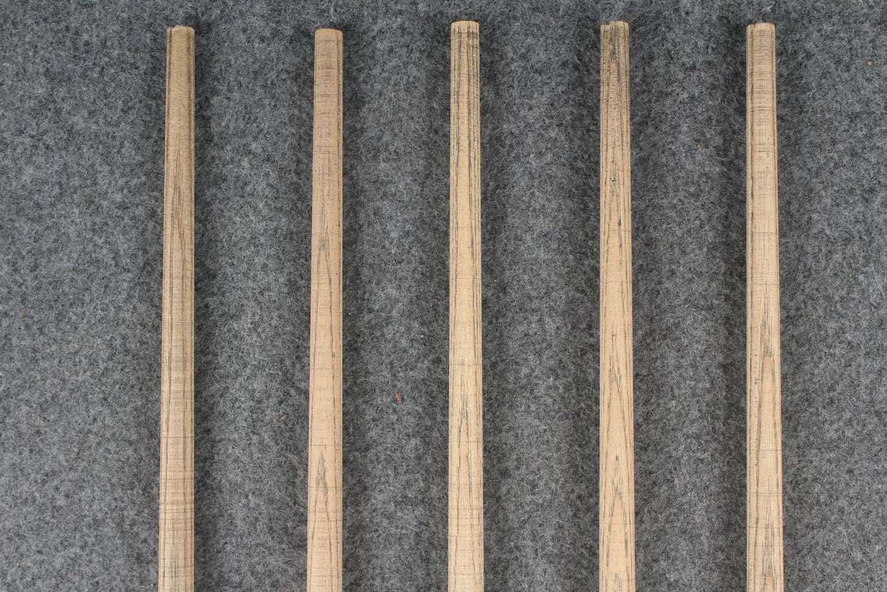 custom-made: woods 1 piece handmade ASH snooker / pool cue #226-#230 - made to order WOODS CUES